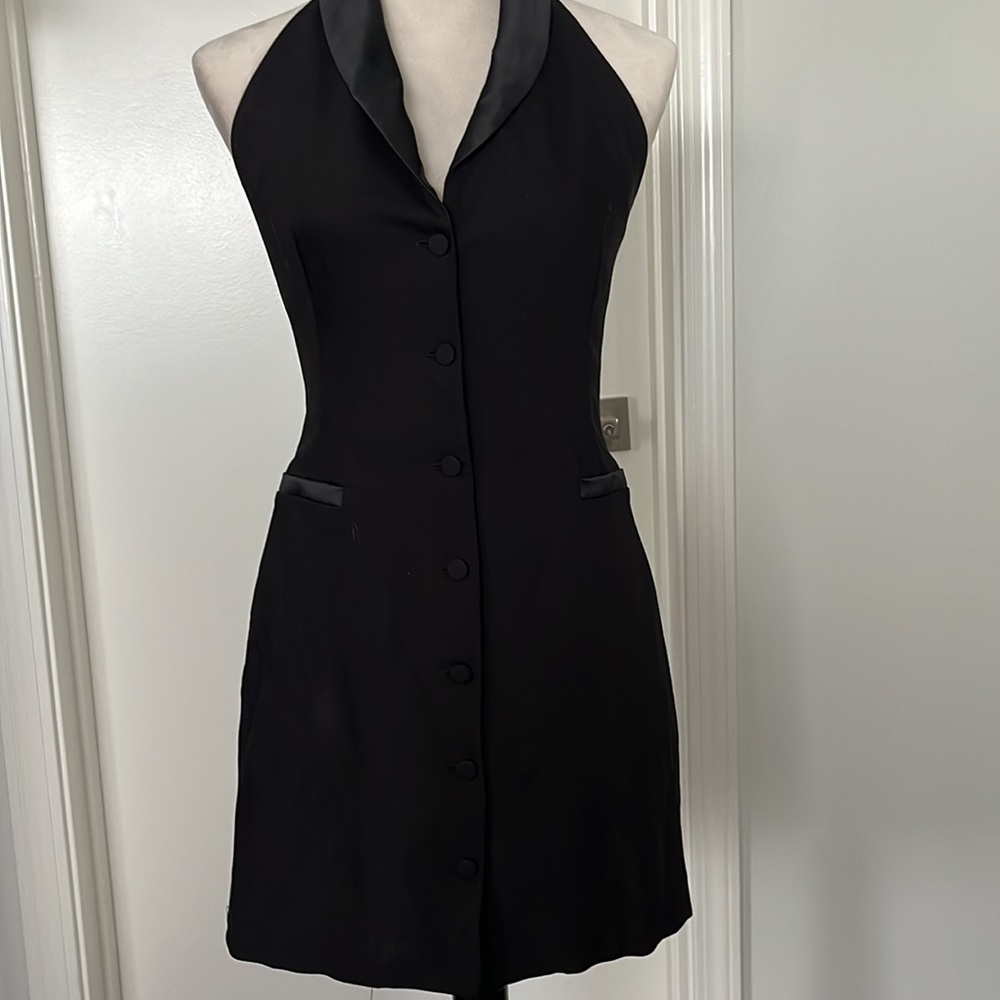 Blazer halter dress